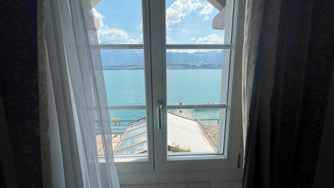 Dependance Stella Del Lago By Hotel Restaurant Bellevue Au Lac Thun Exteriér fotografie