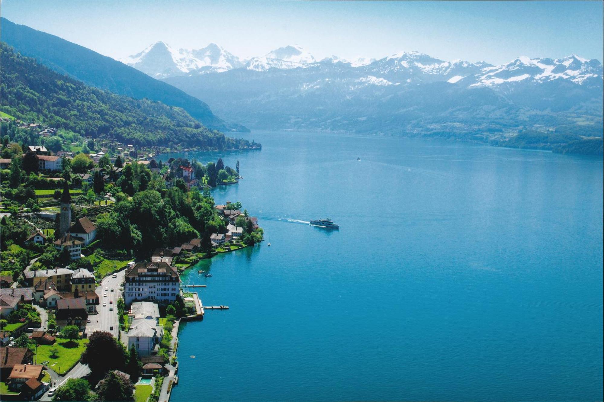 Dependance Stella Del Lago By Hotel Restaurant Bellevue Au Lac Thun Exteriér fotografie